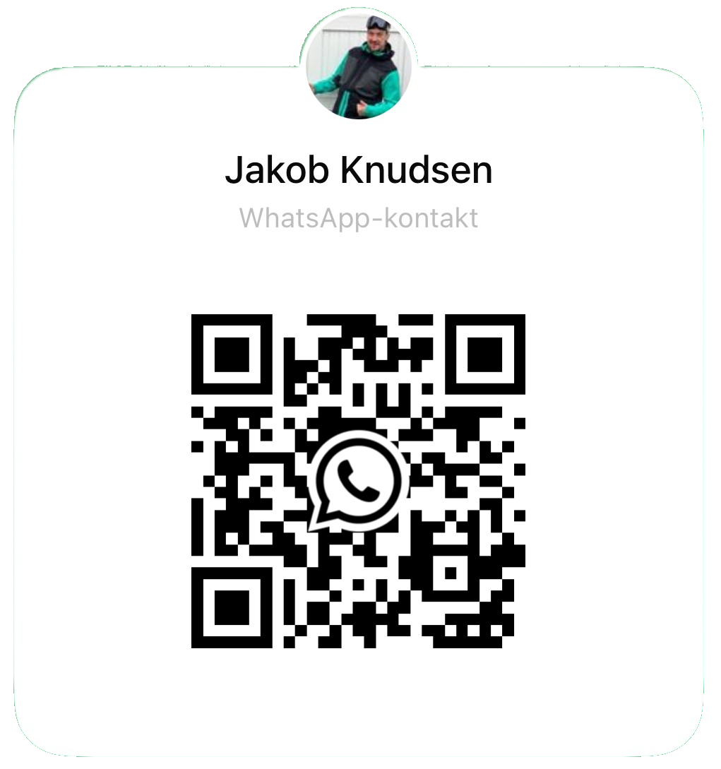 WhatsApp QR code for Jakob Knudsen